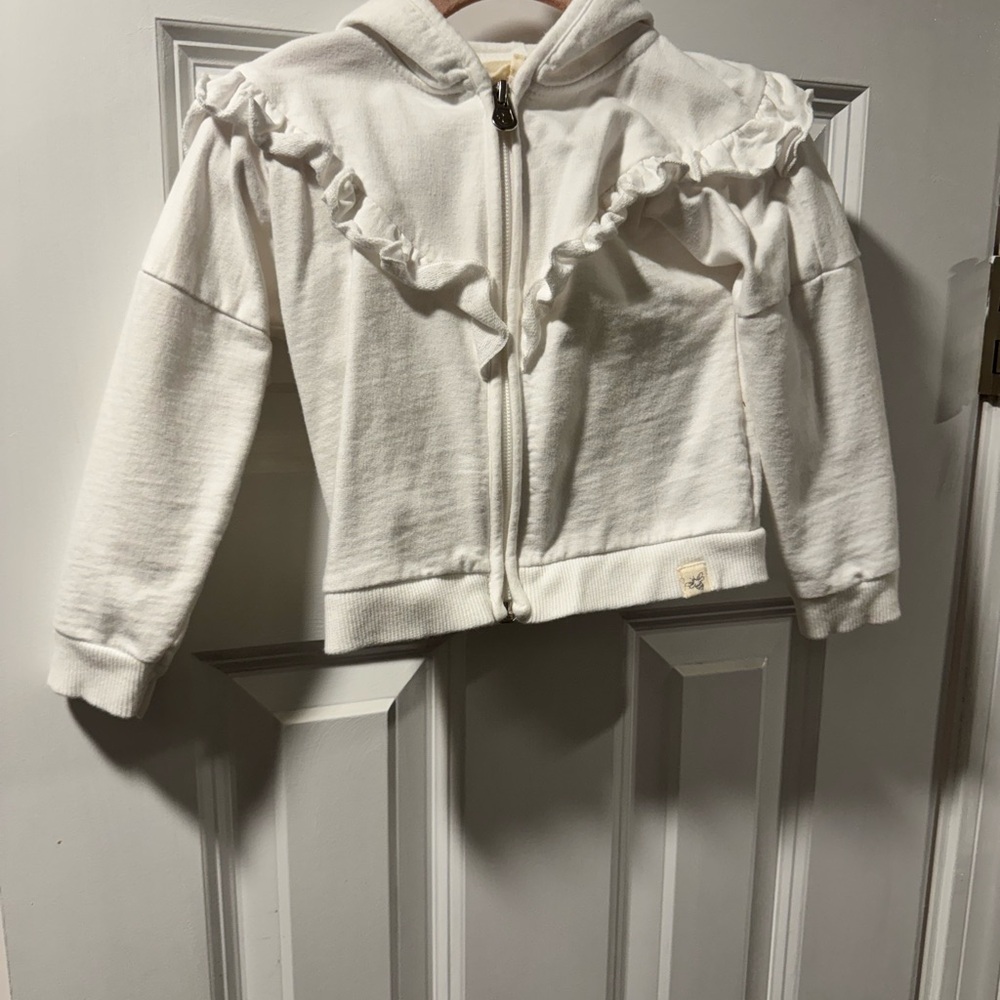Burt's Bees Baby Cream and Tan Hoodie